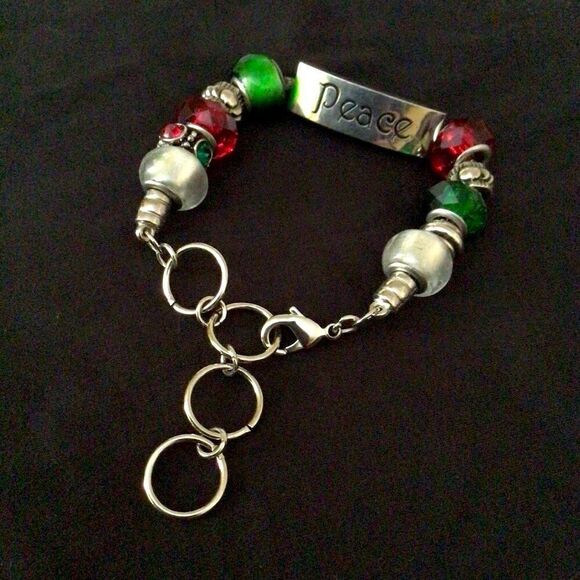 HOLIDAY BRACELETS- THREE (1 JOY & 2 PEACE) NEW - Picture 8 of 12